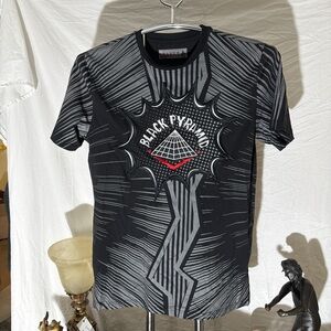 Black Pyramid Striking Black and Gray Tee